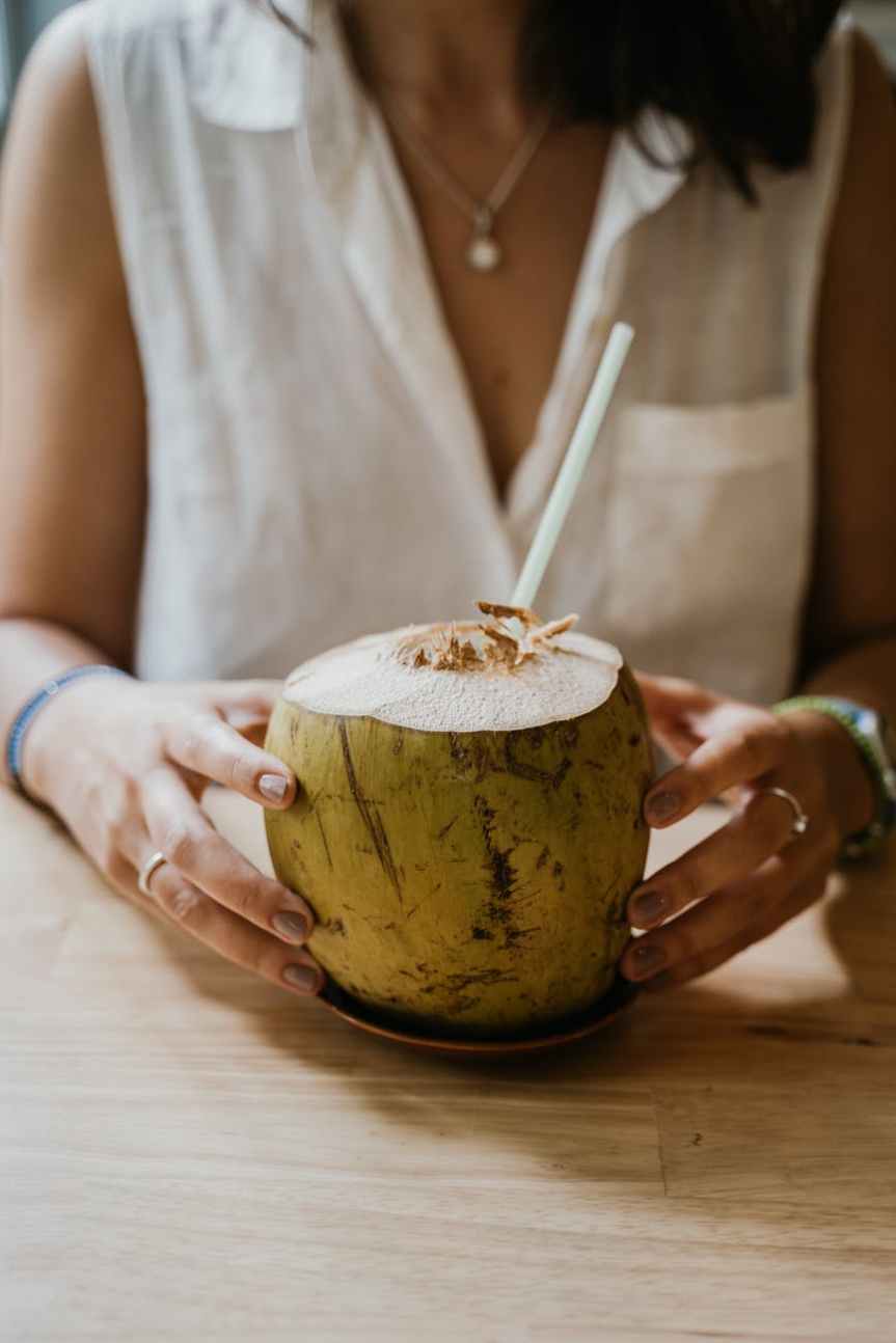 Remedy from heat ! “put your straw in coconut&nbsp;water.”
