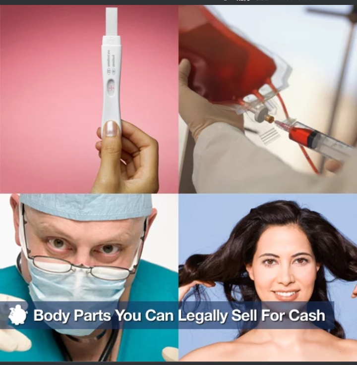 Body parts that you can trade for&nbsp;money