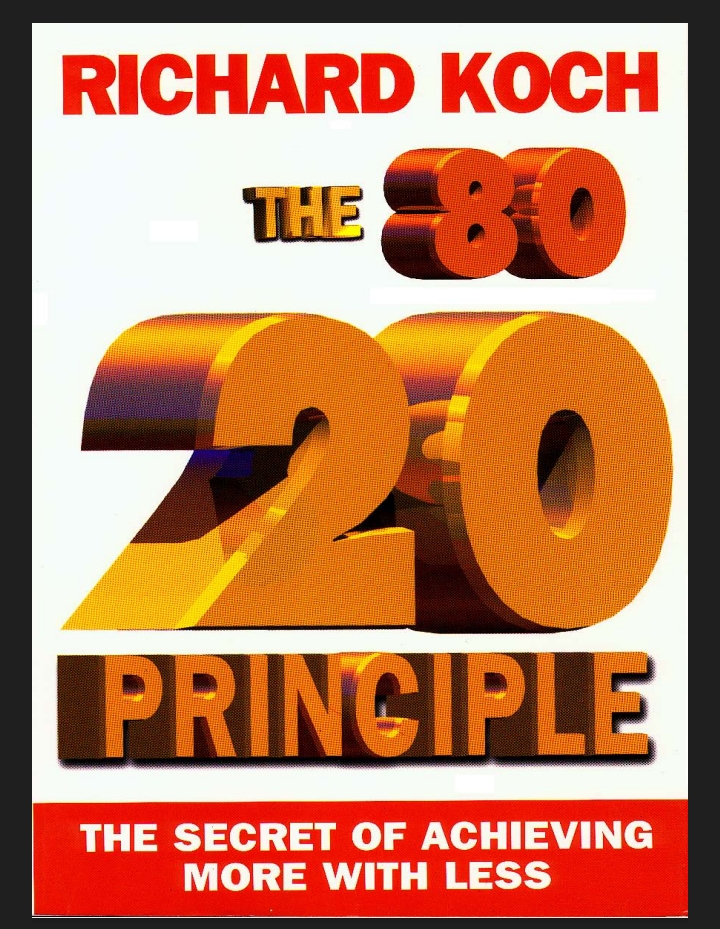 The remarkable and incredible 80/20&nbsp;principal