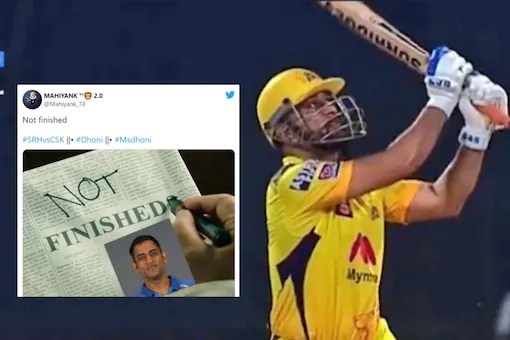 Dhoni Launches CSK to IPL Playoffs With a Vintage Six and Fans are on Nostalgia&nbsp;Ride