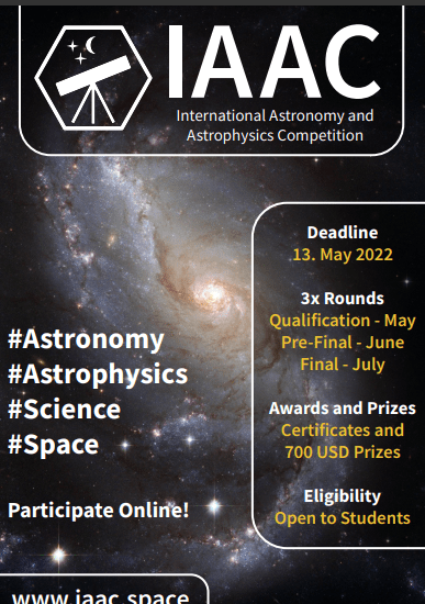 International Astronomy and Astrophysics Competition&nbsp;2022