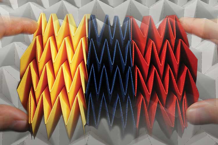 A Metamaterial that make use of&nbsp;Origami